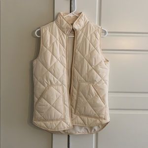 J.Crew cream vest